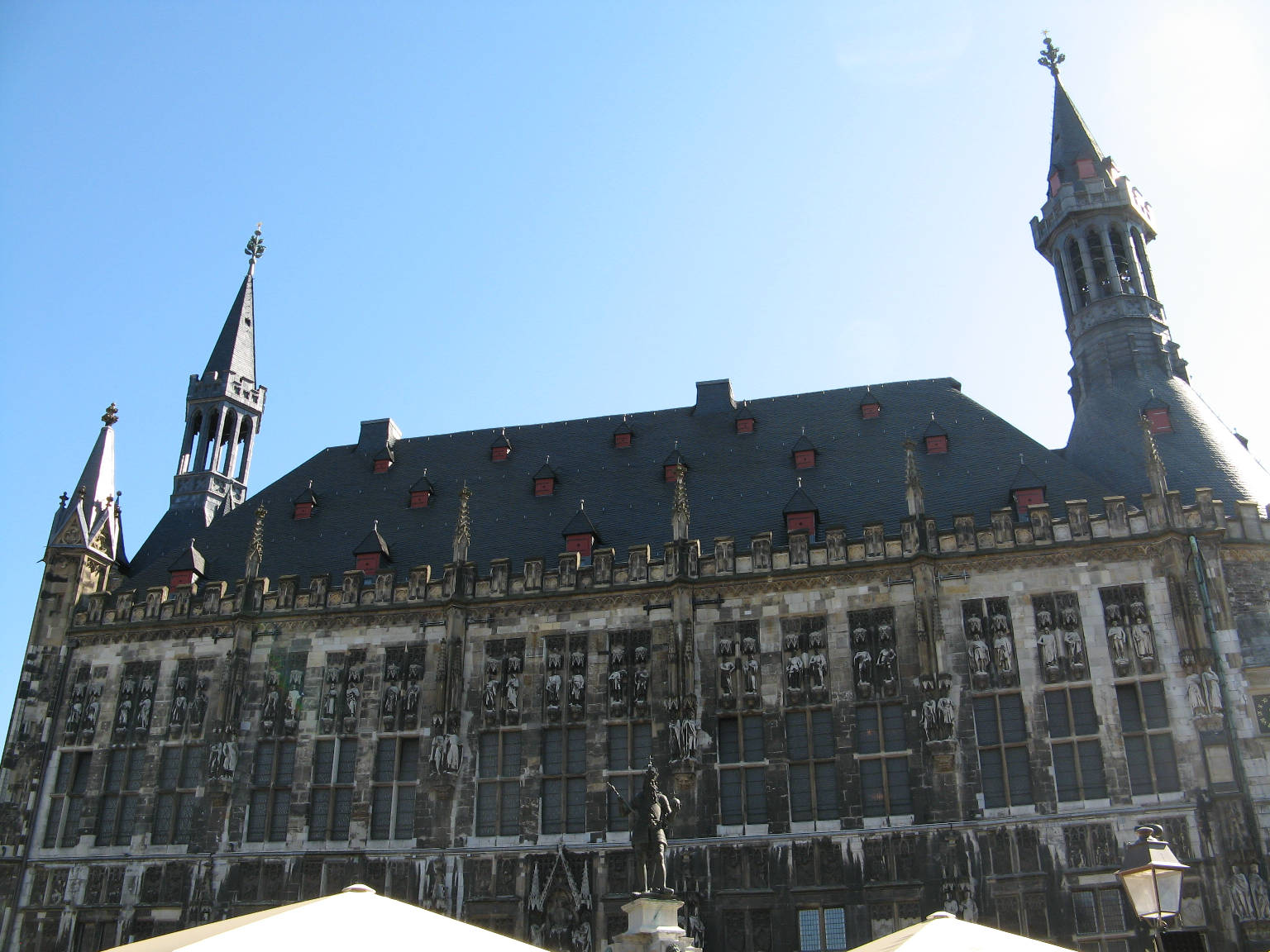 Outside view of the town hall